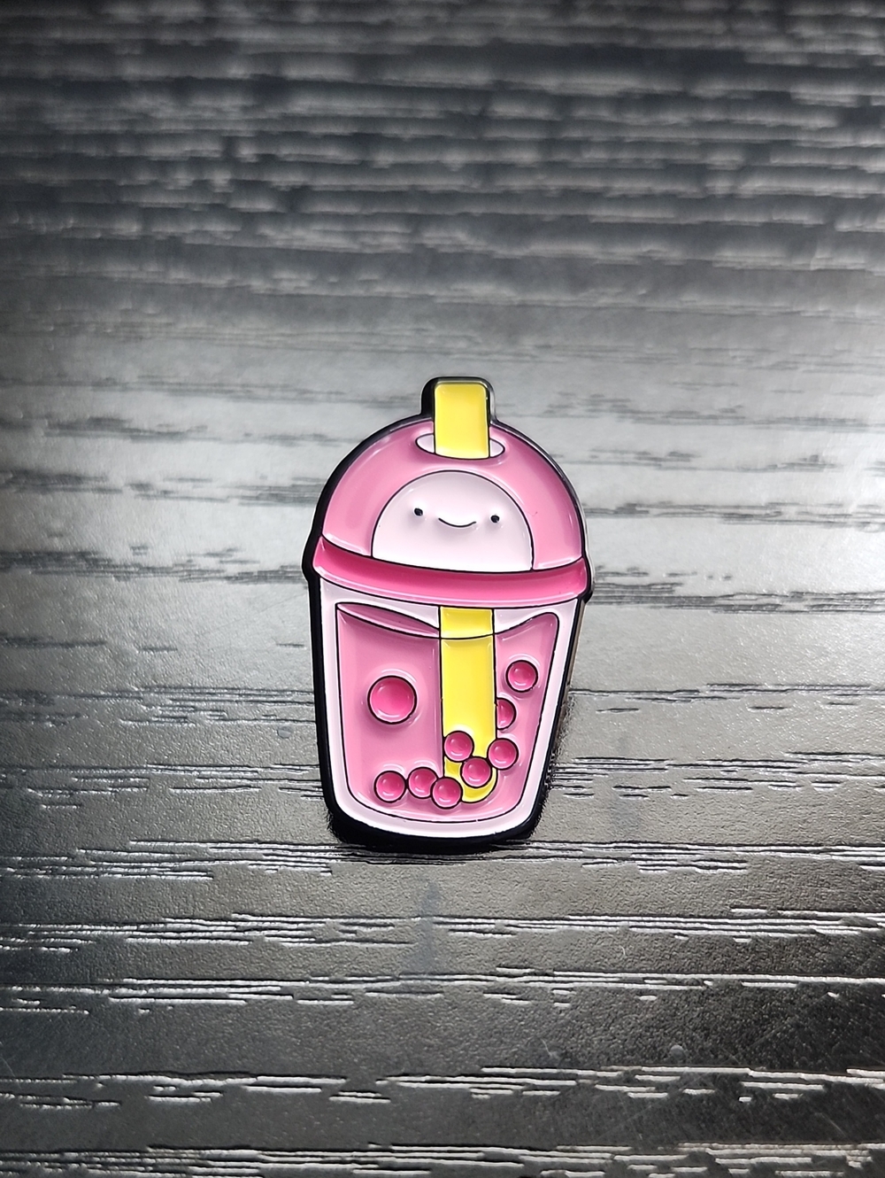 Adventure Time Bubble Tea Inspired Enamel Pin - Cute Collectible Accessory